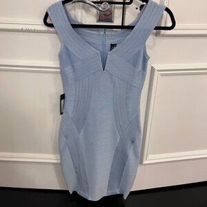 Marciano Baby Blue Kandice Bandage Dress